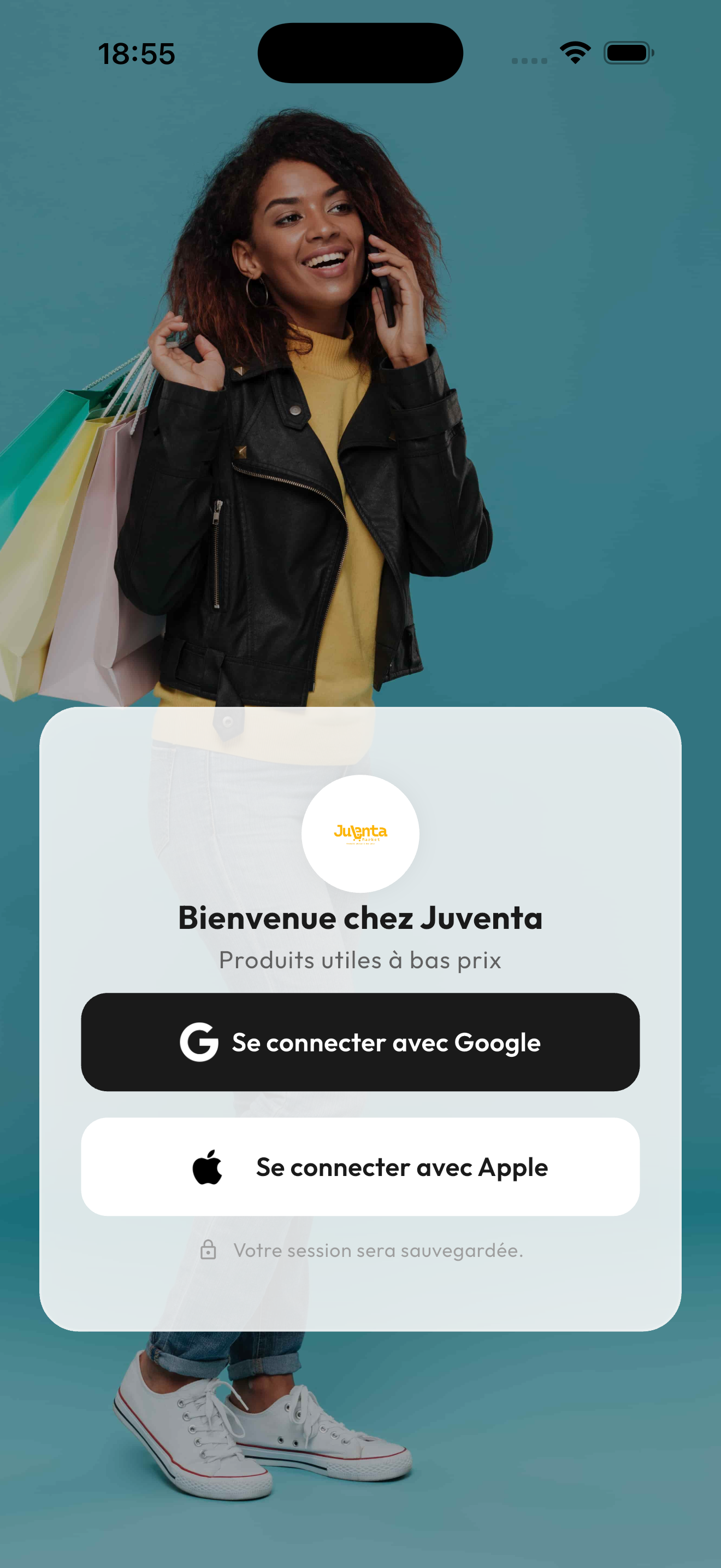 Juventa Home Screen